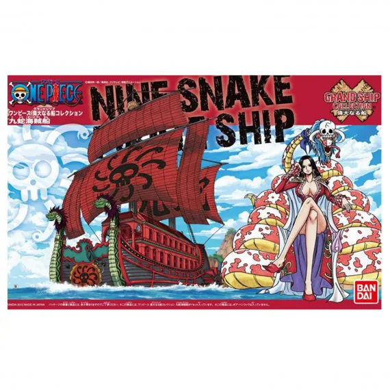 One Piece Maquette Grand Ship Collection Nine Snake Pirate Ship 15cm One Piece Maquette Grand Ship Collection Nine Snake Pirate Ship 15cm