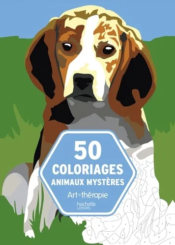 Bloc 50 Coloriages Animaux Mysteres