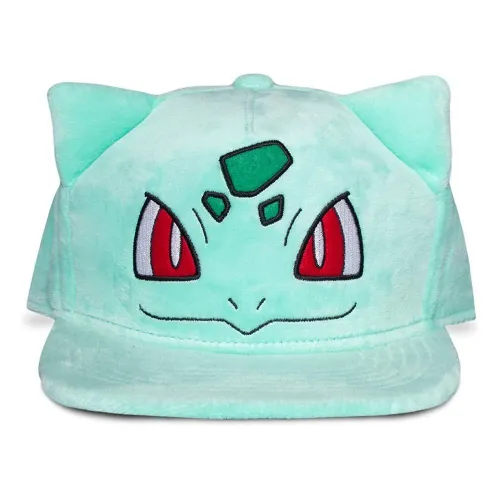 Pok Pokemon Casquette Peluche Snapback Bulbasaur