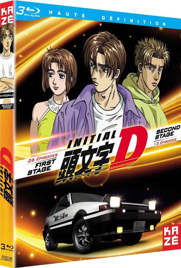 Initial D - First Stage + Second Stage - 3 Blu-ray