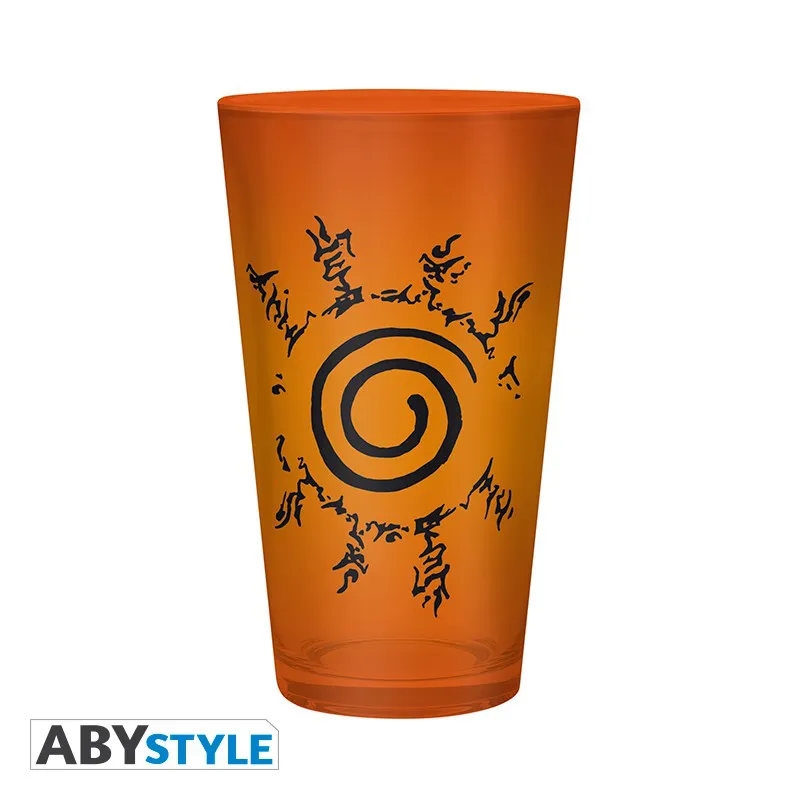Naruto Shippuden - Verre XXL - 400 Ml - Konoha & Sceau - Boite X2 Naruto Shippuden - Verre XXL - 400 Ml - Konoha & Sceau - Boite X2