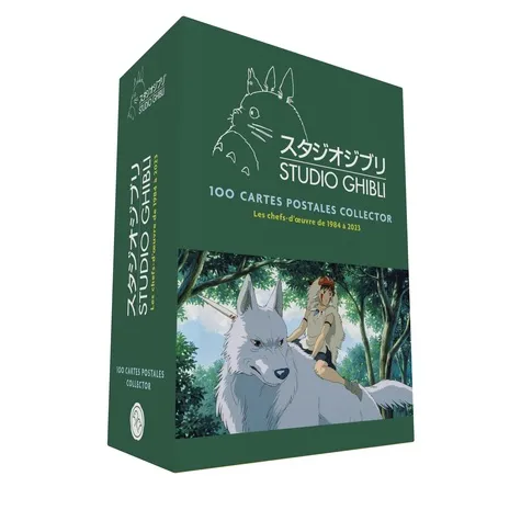 Studio Ghibli, Les Chefs-d'oeuvre De 1984 A 2023 : Coffret De 100 Cartes Postales
