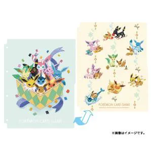 Pokemon Card Collection Eeeves Binder Card Display Page