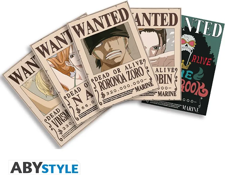 One Piece - Cartes Postales - Wanted Set 2 (14.8x10.5) One Piece - Cartes Postales - Wanted Set 2 (14.8x10.5)