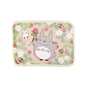 Plaid Fluffy Totoro Fraise 70x100 Cm - Mon Voisin Totoro