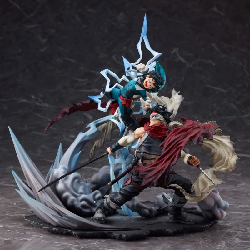 My Hero Academia Statuette Pvc Izuku Midoriya Vs. Stain 30 Cm