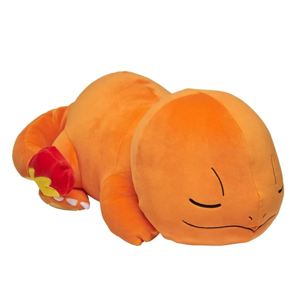 Pokemon Peluche Salameche Endormi 45 Cm