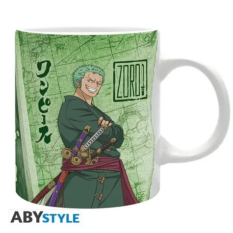 One Piece - Mug - 320 Ml - Zoro - Subli - Boite X2 One Piece - Mug - 320 Ml - Zoro - Subli - Boite X2