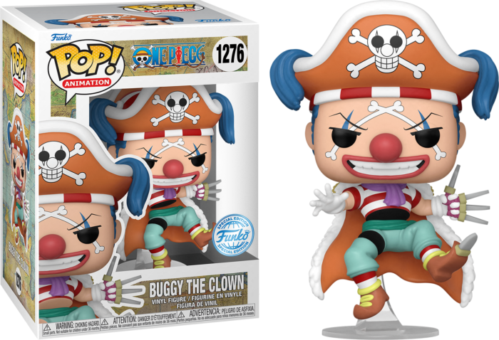 One Piece Pop! Buggy The Clown 9 Cm One Piece Pop! Buggy The Clown 9 Cm