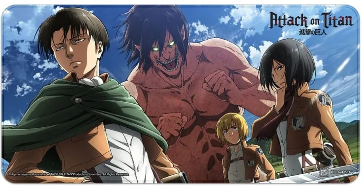 Attack On Titan Mousepad 80x40cm