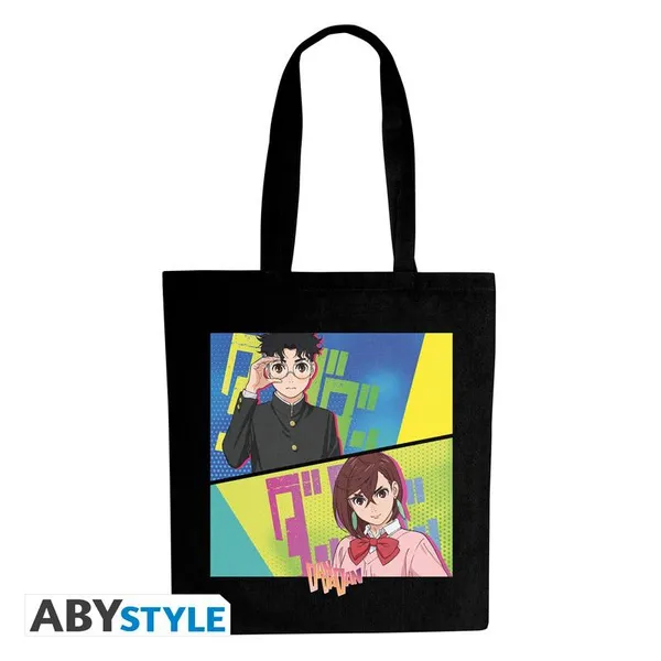 Dan Da Dan - Tote Bag - "momo & Okarun" Dan Da Dan - Tote Bag - "momo & Okarun"
