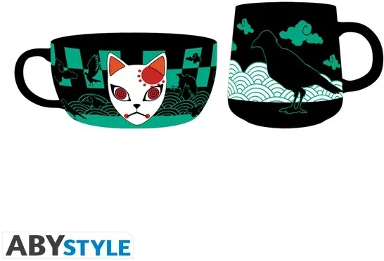 Demon Slayer Set Petit Dejeuner Mug + Bol