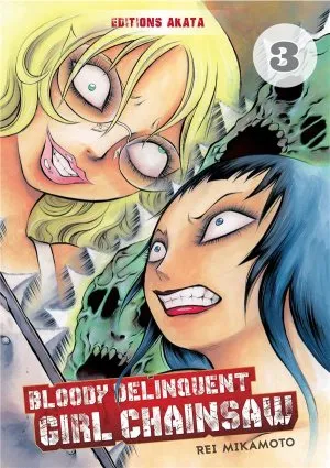 Bloody Delinquent Girl Chainsaw T03