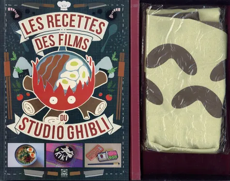 Les Recettes Des Films Du Studio Ghibli : Coffret Tablier