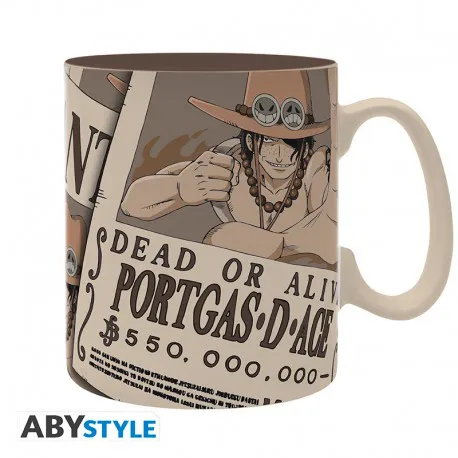 One Piece - Mug - 460 Ml - Wanted Ace