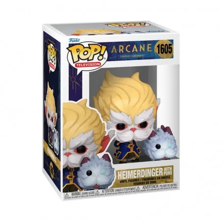 Arcane League Of Legends Pop! Vinyl Figurine Heimerdinger W/poro 9 Cm Arcane League Of Legends Pop! Vinyl Figurine Heimerdinger W/poro 9 Cm