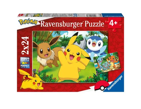 Pokemon Puzzle Pour Enfants XXL Pikachu & Friends (2 X 24 Pieces)