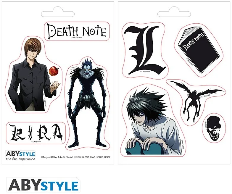 Death Note - Stickers 16x11cm Icones Death Note