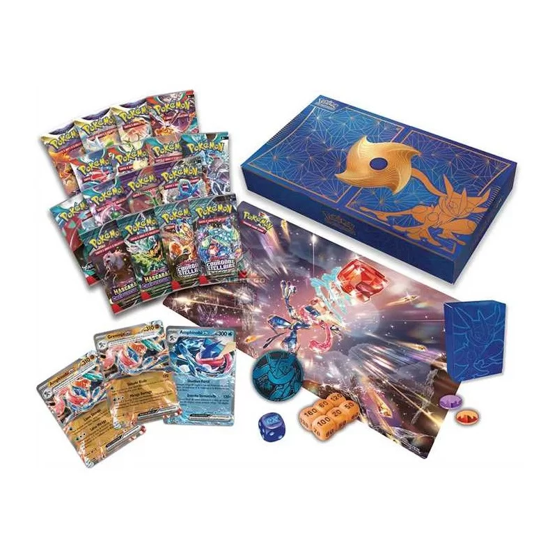 Pokemon Coffret Ecarlate Et Violet Haut De Gamme Amphinobi Pokemon Coffret Ecarlate Et Violet Haut De Gamme Amphinobi