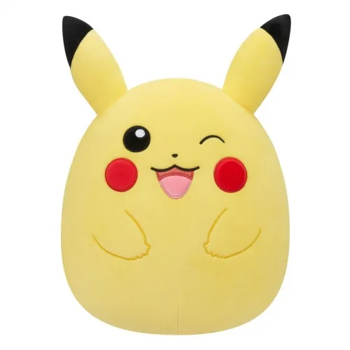 Pokemon Peluche Squishmallows Jumbo Winking Pikachu 51 Cm