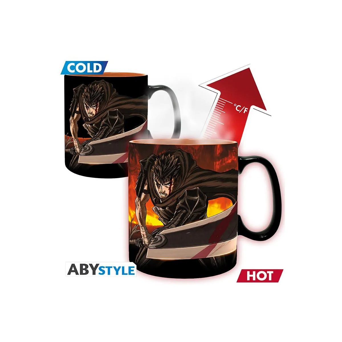 Berserk - Mug Heat Change - 460 Ml - Berserk Berserk - Mug Heat Change - 460 Ml - Berserk
