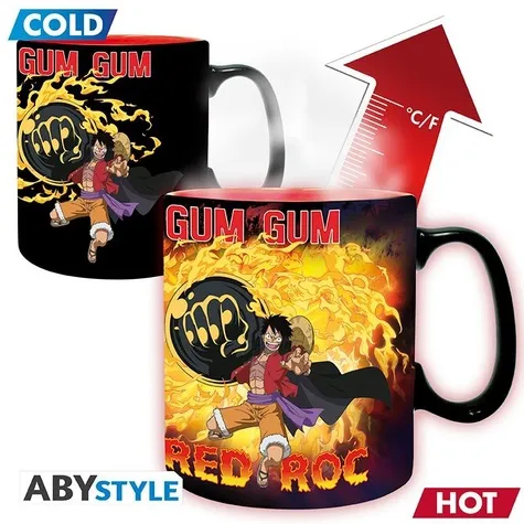 One Piece - Mug Heat Change - 460 Ml - Luffy VS Kaido-boite Carton X2 One Piece - Mug Heat Change - 460 Ml - Luffy VS Kaido-boite Carton X2