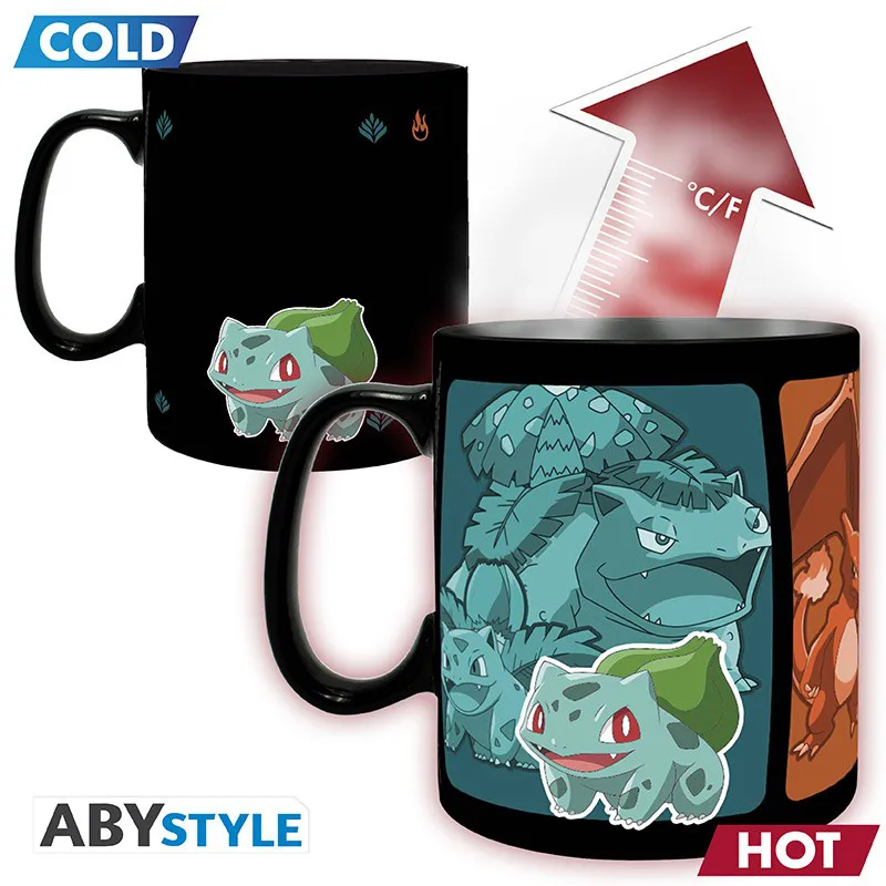 Pokemon - Mug Heat Change - 460 Ml - Évolution Pokemon - Mug Heat Change - 460 Ml - Évolution