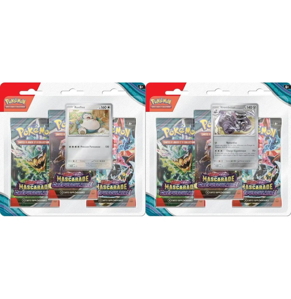 Pokemon Ev06 : Pack 3 Boosters Pokemon Ev06 : Pack 3 Boosters