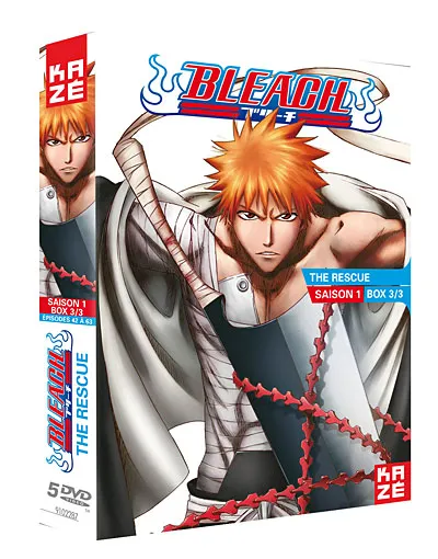 Bleach - Saison 1 - Partie 3 Sur 3 - 5 Dvd Bleach - Saison 1 - Partie 3 Sur 3 - 5 Dvd