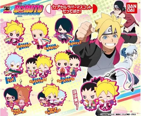 "boruto Naruto Next Generations" Capsule Rubber Mascot