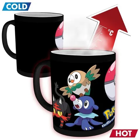 Pokemon - Mug Heat Change - 320 Ml - Attrapez Les Tous !