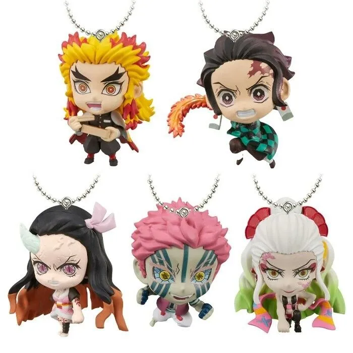 Ds: Kimetsu No Yaiba Deformed Mascot 5 Collection Complete