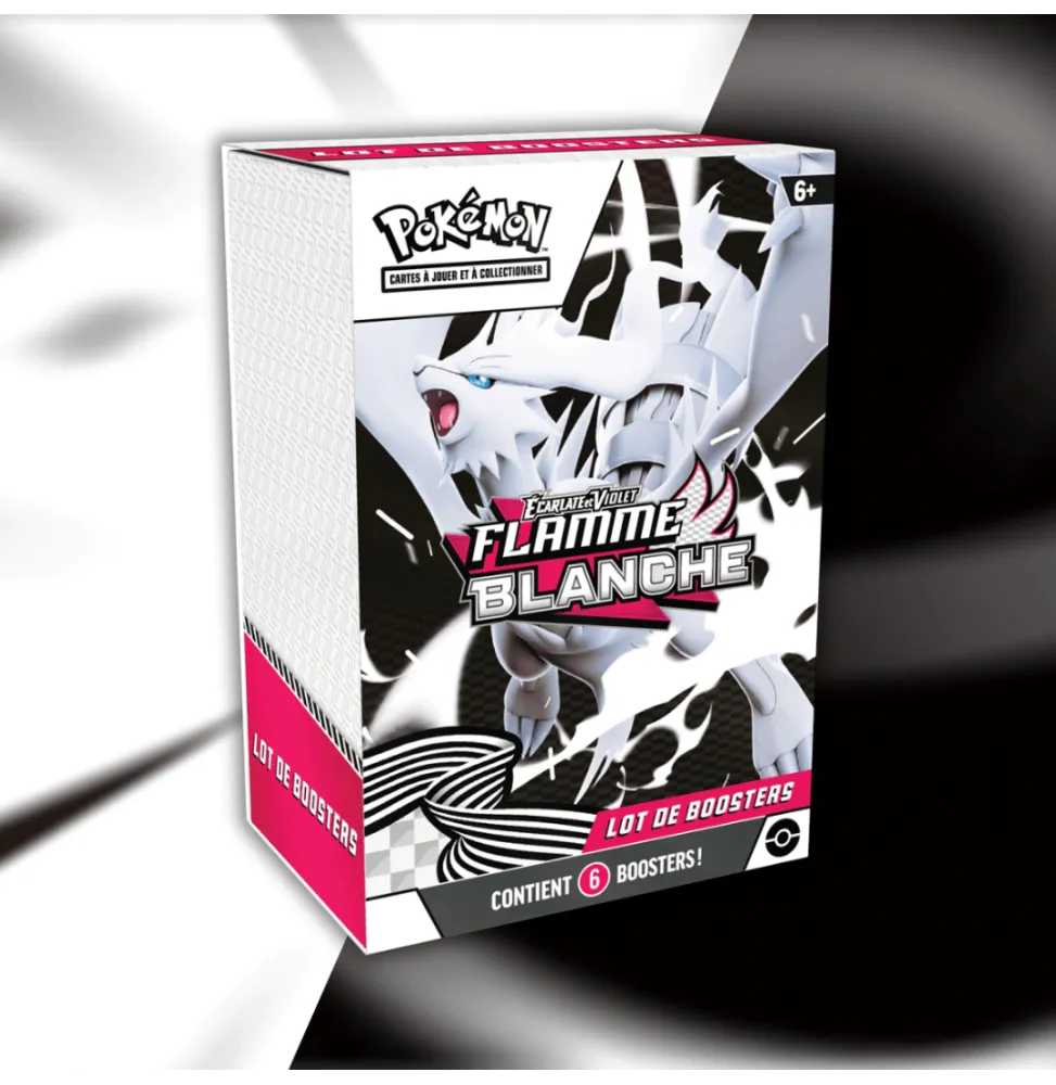 Pokemon Ev10.5 Bundle 6 Boosters Flamme Blanche