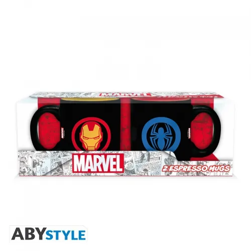 Marvel - Set 2 Mugs A Espresso - 110 Ml
