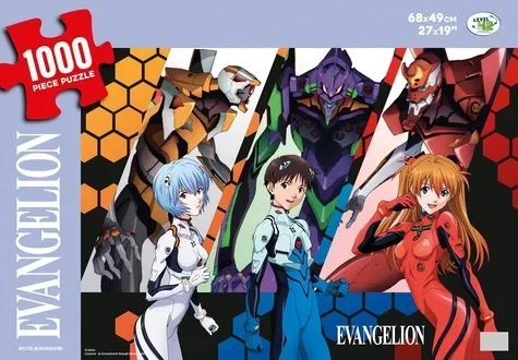 Neon Genesis Evangelion / Puzzle 1000 Pieces / Jeu De Patience Et De Reflexion / 68x49 Cm