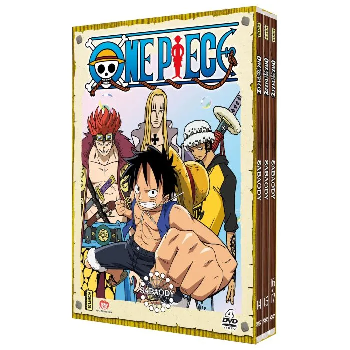 One Piece:sabaody-coffret 4 Dvd