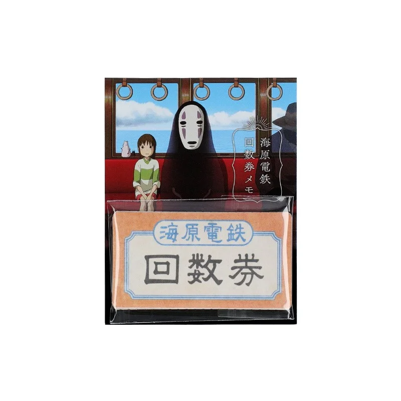 Mini Bloc-note Chihiro Ticket De Train Le Voyage De Chihiro