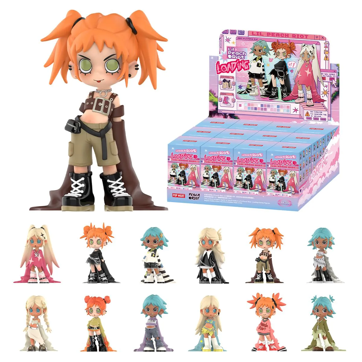 Lil Peach Riotloading! Series Figures Lil Peach Riotloading! Series Figures