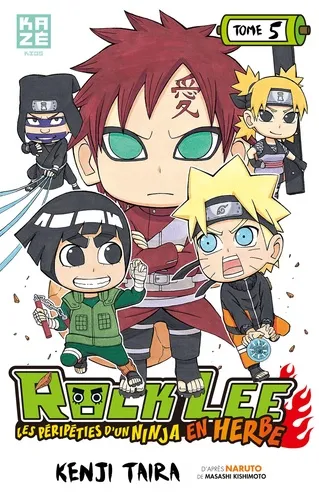 Rock Lee - Les péripéties d'un ninja en herbe T5