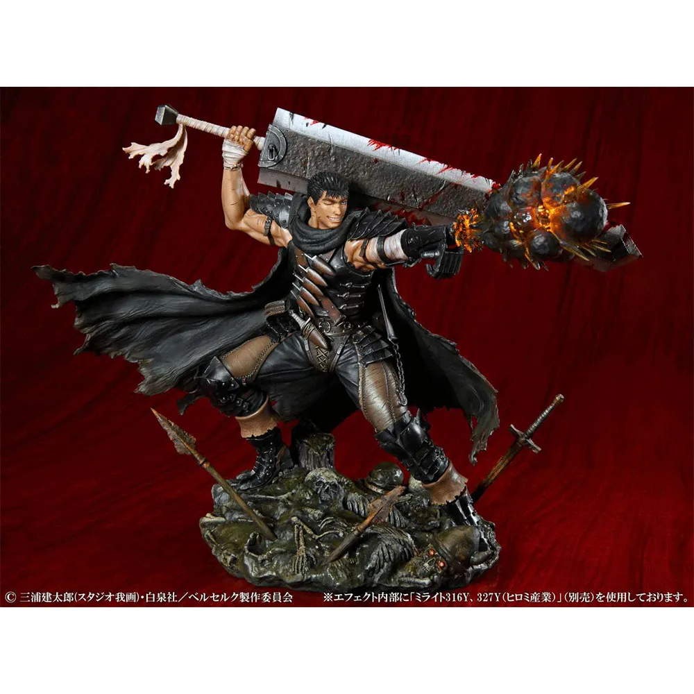 Berserk Statuette PVC 1/7 Guts Black Swordsman Ver. 26 Cm Berserk Statuette PVC 1/7 Guts Black Swordsman Ver. 26 Cm