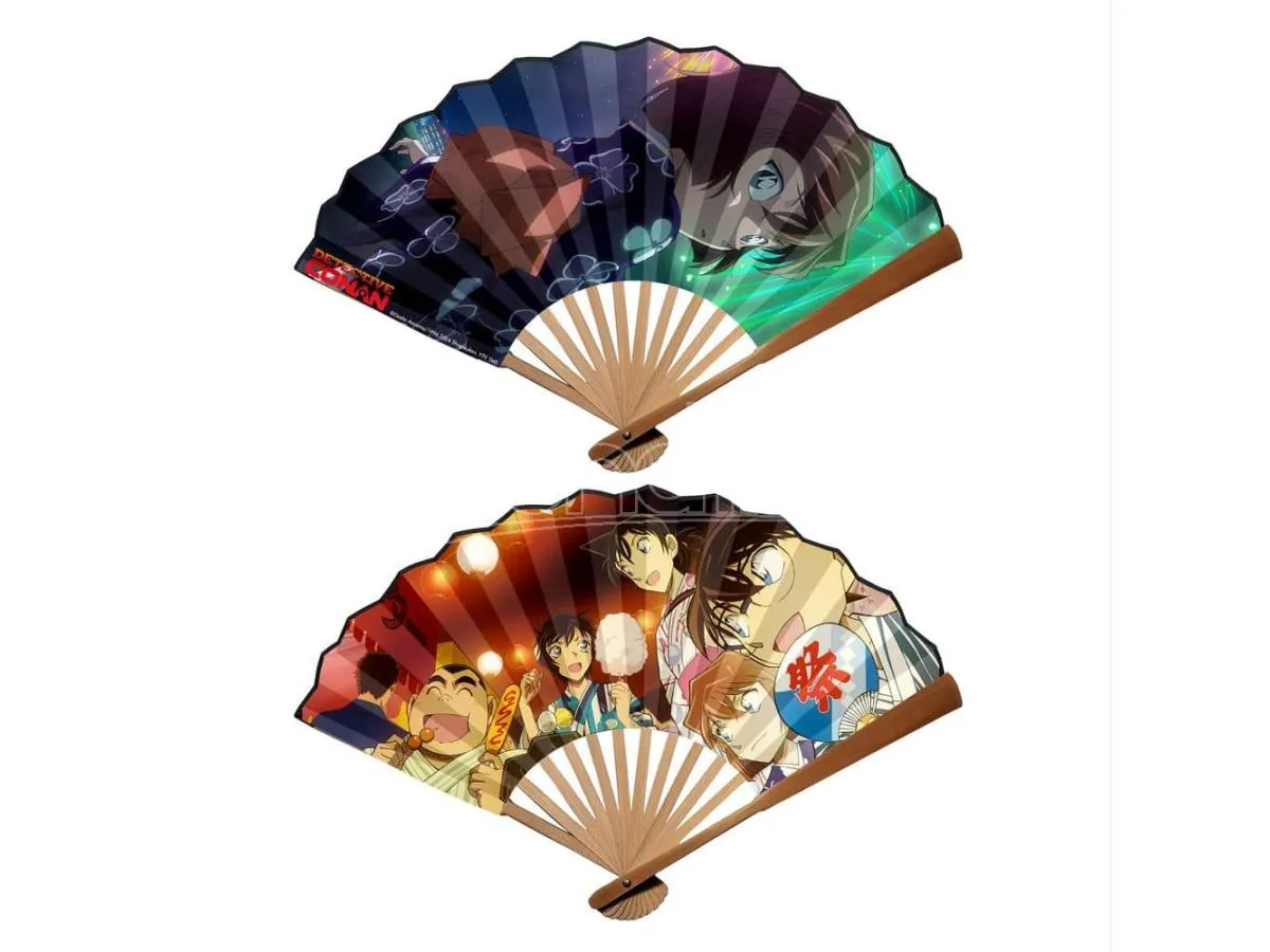 Detective Conan Detective Boys Japanese Style Bamboo Fan Detective Conan Detective Boys Japanese Style Bamboo Fan