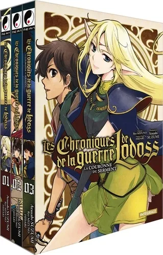 Les Chroniques De La Guerre De Lodoss La Couronne (3t) - Intégrale