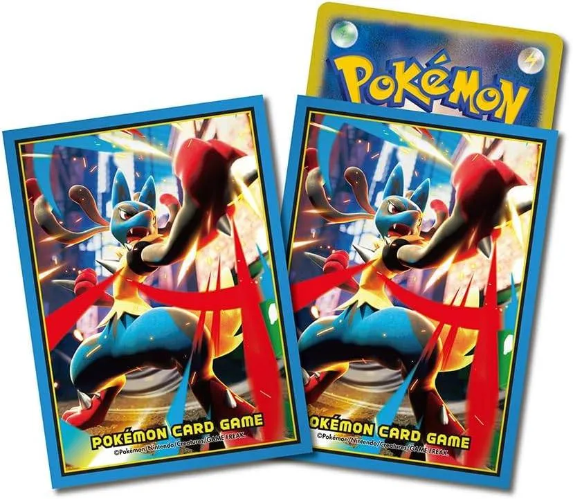 Pokemon Card Game Card Sleeve Mega Lucario Pokemon Card Game Card Sleeve Mega Lucario