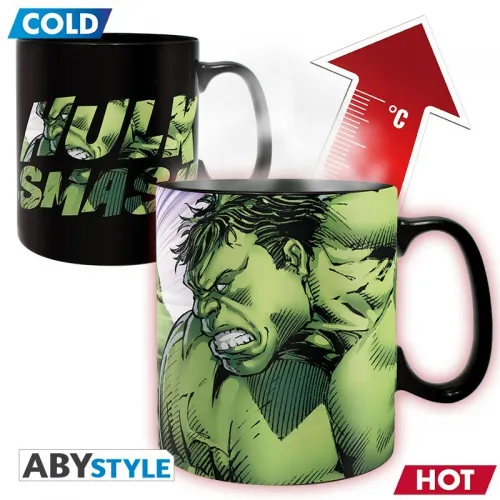 Marvel - Mug Heat Change - 460 Ml - Hulk Smash