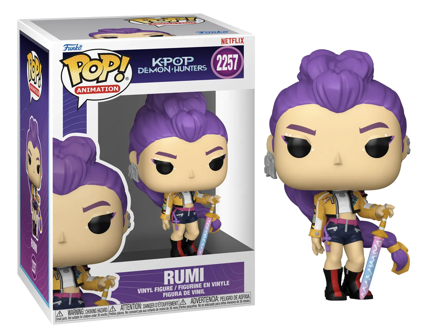 Kpop Demon Hunters Pop! Animation Vinyl Figurine Rumi 9 Cm
