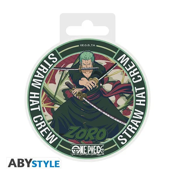 One Piece - Dessous De Verre En Ceramique "zoro" One Piece - Dessous De Verre En Ceramique "zoro"