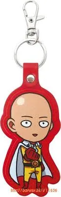 One-punch Man Leather Key Ring Saitama