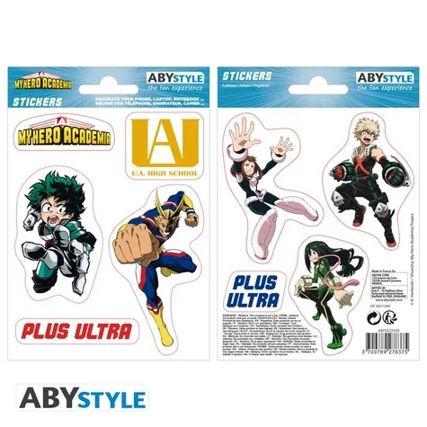 My Hero Academia - Stickers - 16x11cm/ 2 Planches - Ua High School My Hero Academia - Stickers - 16x11cm/ 2 Planches - Ua High School