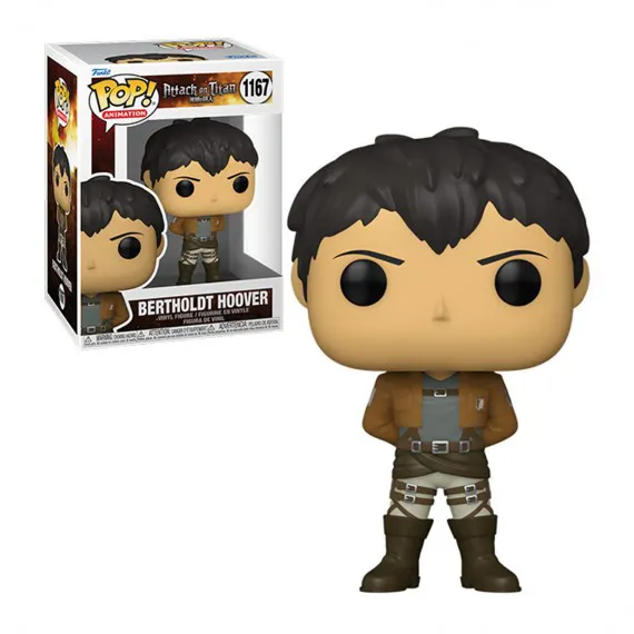 Aot Pop! Figurine Bertholdt Hoover 9 Cm