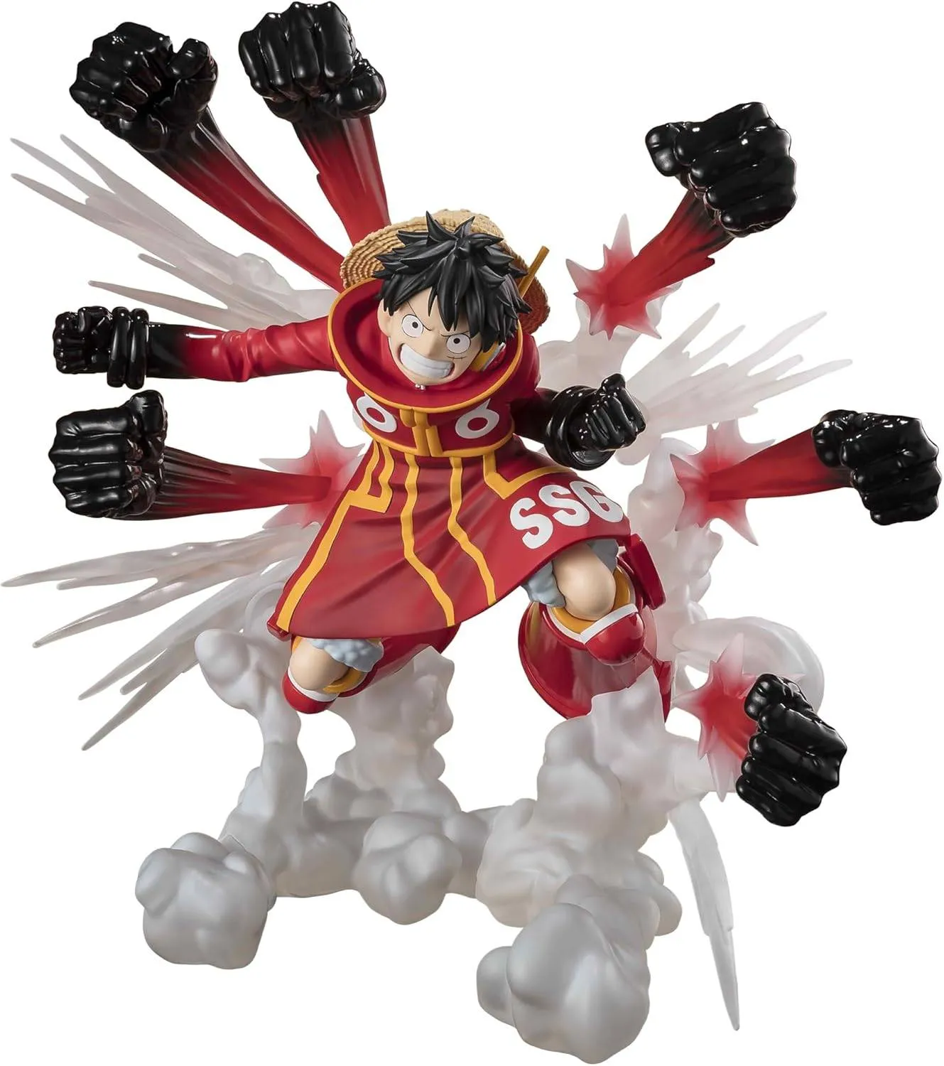 One Piece Figuarts Zero Monkey D. Luffy Gum Gum Hawk Gatling 19 Cm One Piece Figuarts Zero Monkey D. Luffy Gum Gum Hawk Gatling 19 Cm